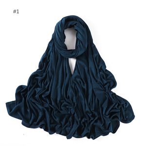 Hijab musulman pour femmes de haute qualité en gros, coton jersey respirant de qualité supérieure pour l'été - Product Image 6