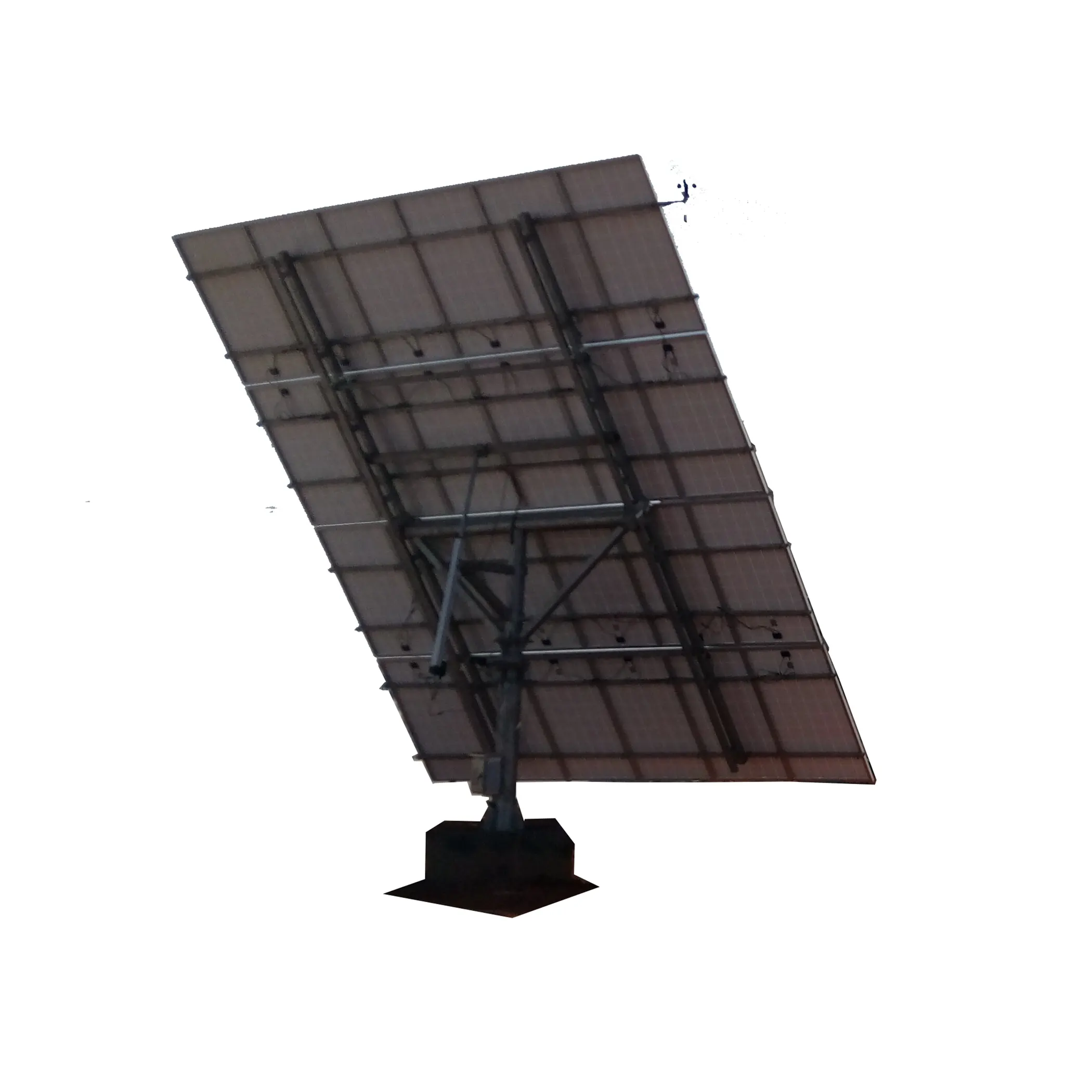 7.5kw Power generation dual 2 axis tracker solar tracking system sun photovoltaic solar panel pv system