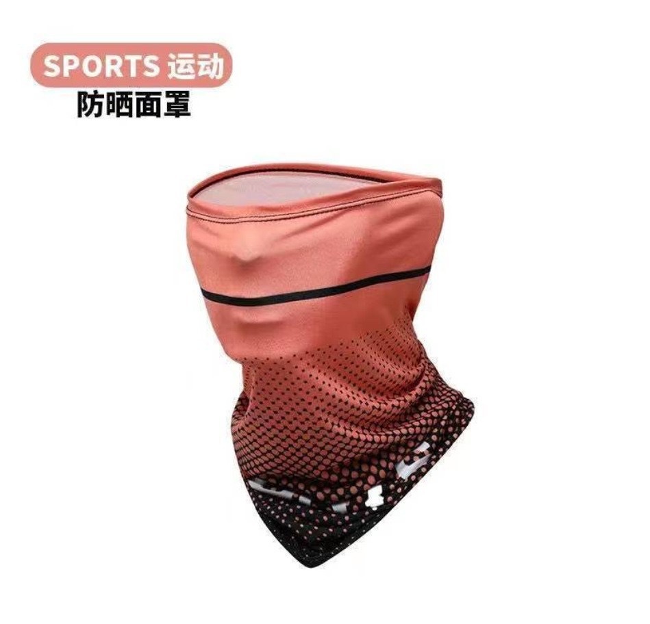 Serviette visage orange