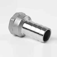 Raccord droit mâle-femelle à filetage interne en acier inoxydable 304 Pante, pour tuyaux flexibles et conduites d'eau, tête hexagonale
