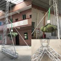 Torre de Soporte para Altavoces Line Array de Aluminio 6061-T6 de 4m para Sistemas de Audio en Conciertos y Eventos