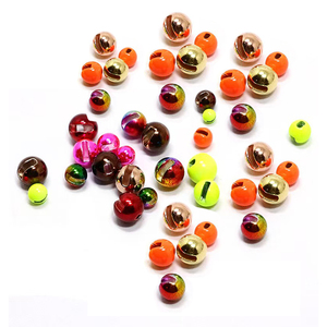 Venta al por mayor barato 2,5-5,5mm Heavy Metal ranurado cuentas de tungsteno bloqueo <span class=keywords><strong>Javi</strong></span> anzuelo de pesca cuentas de tungsteno para atado de moscas al por mayor - Product Image 1