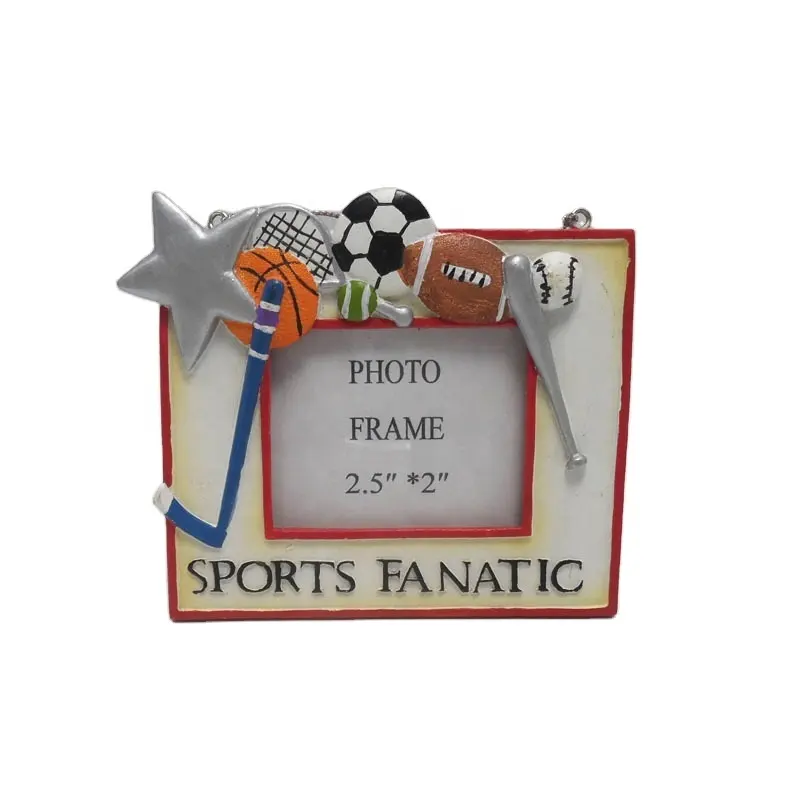 Recuerdo deportes marco de fotos de diseño de tamaño personalizado foto marcos