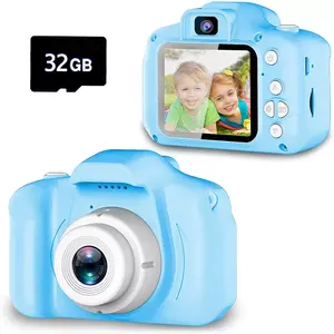 Minicámara digital para niños, de 2 pulgadas grabadora de vídeo, HD, 1080p, rosa, directa de fábrica