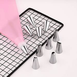 Juego de Boquillas de <span class=keywords><strong>Acero</strong></span> Inoxidable Profesionales para Decoración de Pasteles, Herramientas para Hornear, Crema, Postres y Galletas - Product Image 2