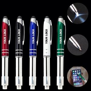 Bolígrafo Metálico Promocional de Alta Calidad con Linterna, Multifuncional 3 en 1, con Logotipo Personalizado al por Mayor - Product Image 1
