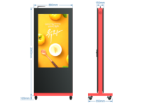 Écran LCD personnalisé de signalisation numérique de grande taille de 65 pouces pour le programme d'affiliation publicitaire pour le kiosque d'utilisation de médias spécifié