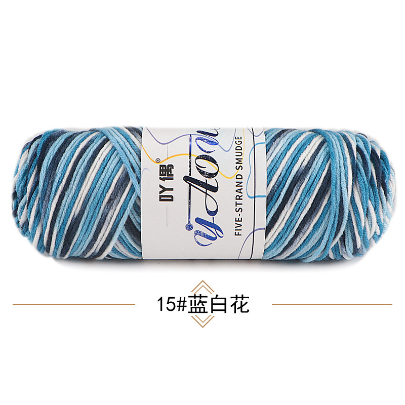 15 ดอกไม้สีน้ำเงินและสีขาว