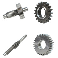 Eje de Engranaje Mecanizado CNC de Precisión, Eje de Piñón de Acero Inoxidable para Piezas de Transmisión Industrial