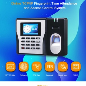 เครื่องบันทึกเวลาด้วยลายนิ้วมือไบโอเมตริกซ์+บัตรประจำตัวประชาชน+รหัส PIN พร้อมซอฟต์แวร์คลาวด์ หน้าจอ TFT ขนาด 2.8 นิ้ว บันทึกเวลาผ่านเครือข่าย TCP/IP - Product Image 6