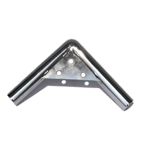 Accessoires de mobilier : Connecteur triangulaire en acier inoxydable zingué et thermolaqué pour canapé sectionnel (kit KD)