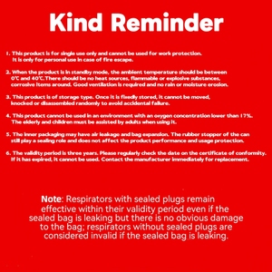 Văn phòng xây dựng trường tự cứu hộ thiết bị thở cứu hộ lính cứu hỏa bảo vệ mặt nạ khói mặt nạ - Product Image 5