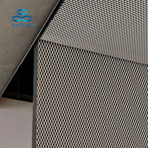 Oem & odm אלומיניום מושעה מורחבת חיפוי רשת מתכת תקרה חיים ארוכה אחריות לטכניקה מחורר דקורטיבית - Product Image 6