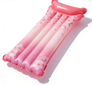 Matelas Gonflable Portable en PVC Thème Arc-en-ciel, Écologique, pour Plage, <span class=keywords><strong>Piscine</strong></span>, Mer et Divertissement Aquatique - Product Image 4