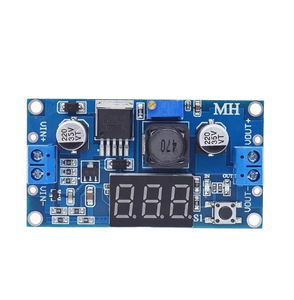 Placa de Desarrollo de Convertidor DC-DC Ajustable JMY LM2596S con Pantalla de Voltímetro - Product Image 1