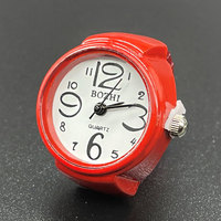 Montre à doigt élastique BOZHI tendance, couleur macaron, chiffres arabes, montre à quartz, bijoux fantaisie, cadeau pour filles