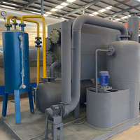 Machine de recyclage d'huile moteur usagée 3T/J par distillation sous vide pour huile de base, usine de raffinage de diesel, fabricant