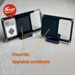 Pantalla de caja de moneda graduada de acrílico personalizada SHP para moneda graduada DMPL <span class=keywords><strong>PCGS</strong></span> de dólar Morgan de 1882-CC - Product Image 6