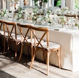 Chaise de banquet de <span class=keywords><strong>mariage</strong></span> empilable en bois d'hôtel de restaurant de meubles commerciaux extérieurs - Product Image 5