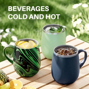 Gobelet isotherme moderne en acier inoxydable à double paroi de 300 ml avec couvercle anti-fuite, sans BPA, isolation thermique 12-24 heures pour café - Product Image 5