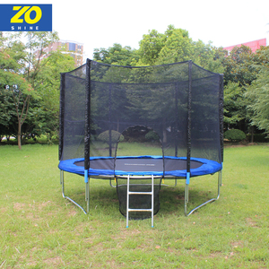Zoshine Chất Lượng Cao Sân Sau Siêu Lớn <span class=keywords><strong>Trampoline</strong></span> 8FT 10FT 12FT 14FT 16FT Gia Đình <span class=keywords><strong>Trampoline</strong></span> Ngoài Trời Với Bảo Vệ Net - Product Image 2