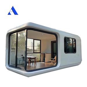 Casa pequeña móvil, casa de cápsulas de lujo, modelo E7, casa prefabricada, cabina de cápsulas moderna, contenedor de Hotel, hogar - Product Image 2