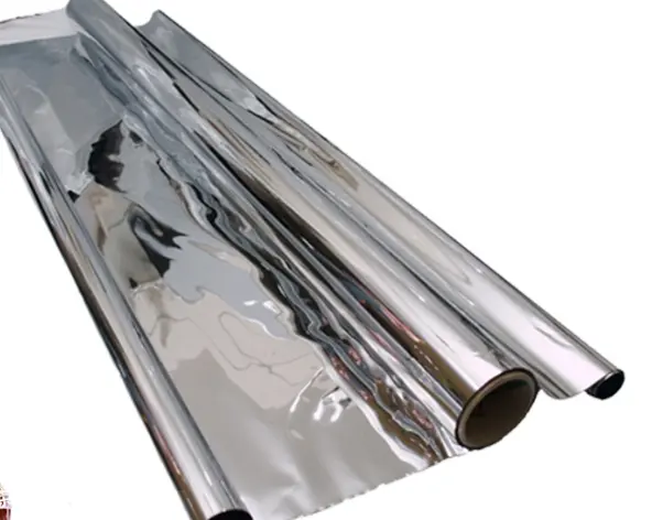 High Reflective 8mic Metallised PET Mylar Film for Laminating Foam Material