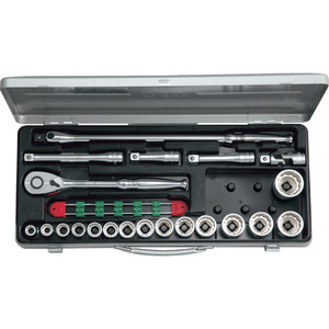 Ktc 46 Piece Tool Kit <b>Set</b> Sk3540bx 1/2 In Socket Drive Hand Operated Auto Repair Tools S2 Steel Electrophoresis Finish - Product Image 3