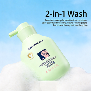 Champú y Gel de Baño 2 en 1 para Niños con Aroma a Fresa Herbal y Colágeno Suave - Hidratante e Iluminador 500ml - Product Image 5