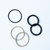 Joint torique en caoutchouc de silicone conducteur de taille différente non standard personnalisé; joints toriques en silicone remplis de cuivre plaqué argent