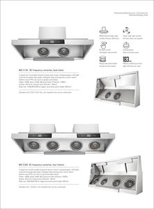 <span class=keywords><strong>Campana</strong></span> <span class=keywords><strong>Extractora</strong></span> Comercial de 1000W y 4 Motores, 70m/min, Ventilación Turbo Eléctrica <span class=keywords><strong>para</strong></span> Uso <span class=keywords><strong>Industrial</strong></span>, Restaurantes y Hogares - Product Image 5