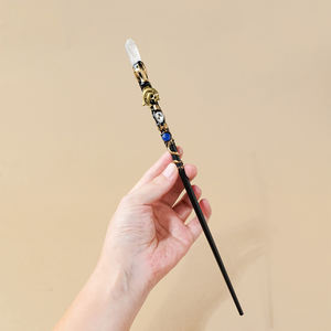 Großhandel Natur kristall Weiß Einkristall Zwölf Sternbild Zauberstäbe <span class=keywords><strong>Original</strong></span> Design Zauberstäbe Hand gefertigt - Product Image 4