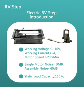 บันไดไฟฟ้าคู่ RV แบบพับเก็บได้ ทำจากอลูมิเนียมอัลลอยด์ แข็งแรงทนทาน สำหรับคาราวาน รถบ้าน รถพ่วง บันไดเข้าออก RV รุ่น <span class=keywords><strong>JDA</strong></span> - Product Image 6