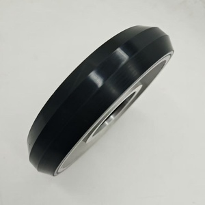 ล้อรองรับรองเท้าฟูจิตะ รุ่น 200*38*6306 พร้อมตุ้มถ่วงน้ำหนัก 130*24*6304 สีดำ/เงิน - Product Image 4