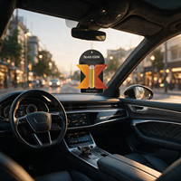 Diffuseur de parfum pour voiture en forme de lettre X, carte parfumée à suspendre aux huiles essentielles, parfum VANILLE Premium longue durée, senteur naturelle