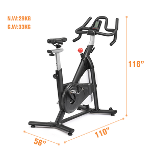 Nueva bicicleta de Ciclismo de interior, bicicleta de <span class=keywords><strong>spinning</strong></span> de resistencia magnética estacionaria con control de frecuencia cardíaca a través de <span class=keywords><strong>Bluetooth</strong></span> - Product Image 2