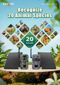Cámara Solar de Caza 4G de 12MP con 3 PIR, Gran Angular, Posicionamiento GPS, Seguimiento de Movimiento, IP66, Sistema de CCTV para Seguimiento de Animales - Product Image 2