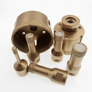 Forets diamantés brasés <span class=keywords><strong>sous</strong></span> vide pour le <span class=keywords><strong>verre</strong></span> de <span class=keywords><strong>marbre</strong></span> tuile poinçonnage - Product Image 2