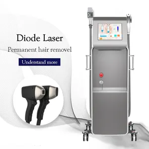 Eos Ice Mesin Laser Penghilang Rambut, Mesin Penghilang Rambut Diode Laser 1600W 808Nm dengan Bar Laser Jerman