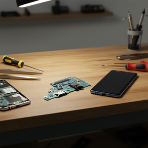 Scheda connettore di ricarica USB Type-C originale con microfono e jack audio per Samsung Galaxy A51 A515F - Product Image 3