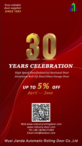 Puerta Enrollable de Alta Velocidad a Prueba de Polvo de PVC, Persianas Enrollables Rápidas - Product Image 6