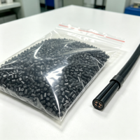 Bubuk Senyawa PVC Hitam Daur Ulang Kelas Medis Jewel, Tahan Api & Kekuatan Tinggi untuk Aplikasi Kabel Industri