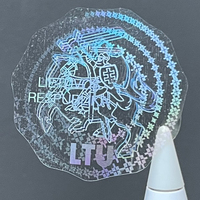 Autocollant de sécurité de carte hologramme personnalisé authenticité véritable sceau Anti-faux peau sécurisée étiquette d'identification Anti-contrefaçon