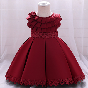 Vêtements pour enfants, petite robe de princesse à fleurs pour bébé, robe de fête pour fille de 3 à 5 ans - Product Image 6