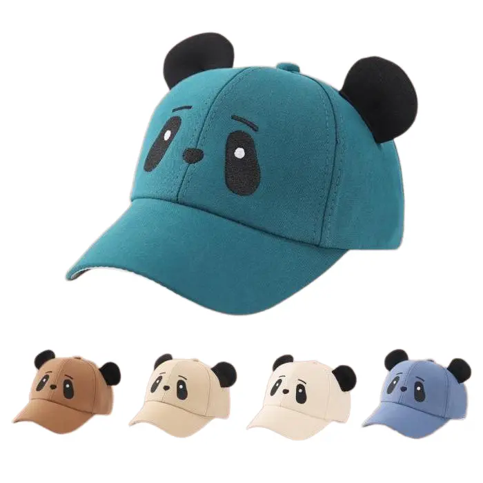 Chapeau de dessin animé de casquette de baseball de panda mignon de sortie de printemps pour des enfants