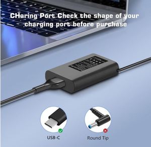 High Quality 90W <b>USB</b> <b>C</b> Power Adapter TYPE <b>C</b> Fast Charging Wall Charger for Dell Laptop Portable Computer QC3.0 - Product Image 6