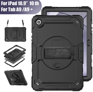 Tab A9/A9 + heavyduty dropproof bảo vệ chống sốc TPU + Silicone 10th 10.9 trường hợp máy tính bảng cho <span class=keywords><strong>iPad</strong></span> Air Pro 11/13 2024 <span class=keywords><strong>Mini</strong></span> 6/7 - Product Image 1