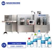 Machine de remplissage de bouteilles PET entièrement automatique Navan XGF50-50-15, 10000-12000 BPH, en acier inoxydable de qualité alimentaire, pour boissons et eau pure, capacité 200-2000 ml