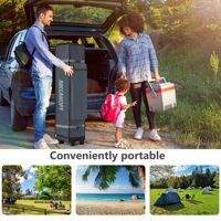 Tenda Pop Up Kanopi 10x10 Heavy Duty Rangka Heksagonal Aluminium Anti Air, Perlindungan Instan dengan Tas Beroda