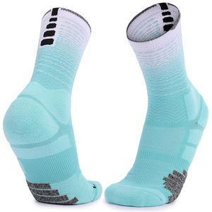 Calzini da basket <span class=keywords><strong>Spalding</strong></span> con elastico alla caviglia e protezione del piede per squadra Sport supporto Logo modello di basket calzini - Product Image 5